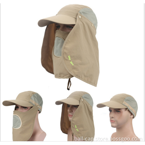 UV PROTECTION Out Door ear flag Sports Hat HOT Cycling Face Mask Multifunctional Cap
